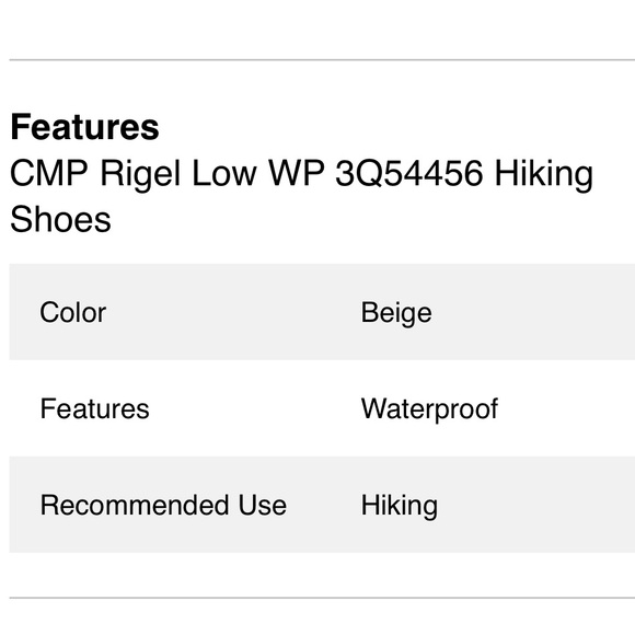 CMP Rigel Low Hiking Shoes - Picture 4 of 12